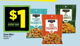 Dollar General Clover Valley Peanuts offer