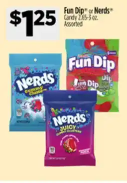Dollar General Fun Dip or Nerds Candy offer