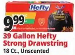 Ocean State Job Lot Hefty strong drawstring offer