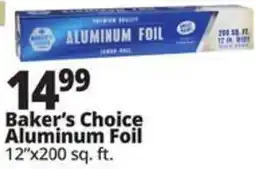 Ocean State Job Lot Baker's Choice Aluminum Foil offer