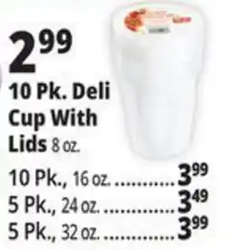 Ocean State Job Lot Deli Cup With Lids offer
