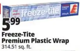 Ocean State Job Lot Freeze-Tite Premium Plastic Wrap offer