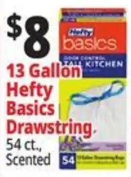 Ocean State Job Lot Hefty Basics Drawstring offer