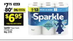 Dollar General Sparkle Paper Towels offer