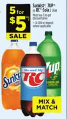 Dollar General Sunkist , 7UP or RC Cola offer