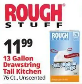 Ocean State Job Lot Rough Stuff tall kitchen bags offer
