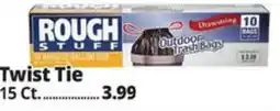 Ocean State Job Lot Rough Stuff twist tie offer