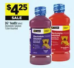 Dollar General DG health Select Electrolyte Solution offer