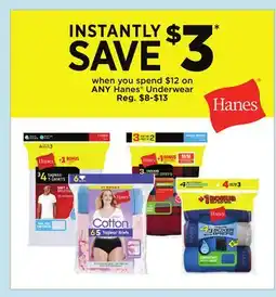 Dollar General ANY Hanes Underwear offer