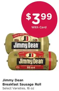 Smith's Jimmy Dean Breakfast Sausage Roll offer