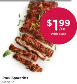 Smith's Pork Spareribs Bone-In offer