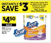 Dollar General Scott Comfort Blot Bath Tissue offer