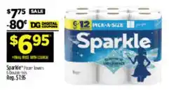 Dollar General Sparkle toilet paper offer