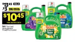 Dollar General Gain liquid laundry detergent offer