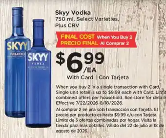 Skyy Vodka