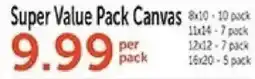 Hobby Lobby Super Value Pack Canvas offer