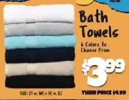 Big Lots Bath Towels offer