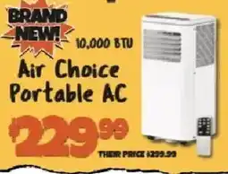 Big Lots Air Choice Portable AC offer
