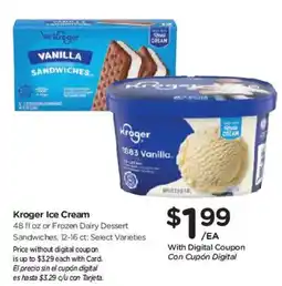Smith's Kroger ice cream offer
