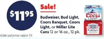 Family Dollar Budweiser, Bud Light, Coors Banquet, Coors Light, or Miller Lite offer