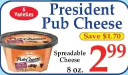 Market Basket President Pub Cheese offer