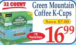 Market Basket Green Mountain Coffee K-Cups offer