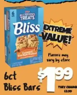 Big Lots Rice Krispies Treats Bliss Bars offer