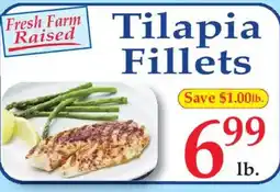 Market Basket Fresh Farm Raised Tilapia Fillets offer