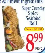 Market Basket Super Crunchy Spicy Seafood Roll offer