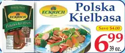 Market Basket Eckrich polska kielbasa offer