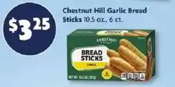 Family Dollar Chestnut Hill garlic bread sticks offer