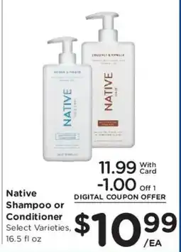 Smith's Native Shampoo or Conditioner offer