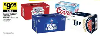 Dollar General Budweiser, Bud Light, Coors Light or Miller Lite offer
