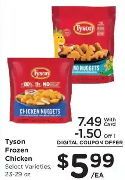Smith's Tyson Frozen Chicken offer