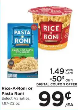 Smith's Rice-A-Roni or Pasta Roni offer