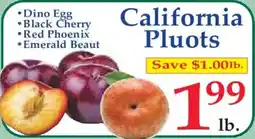 Market Basket California Pluots offer
