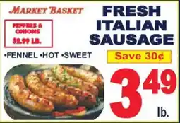 Market Basket Market Basket fresh italian sausage offer