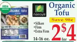 Market Basket Nasoya Organic Tofu offer