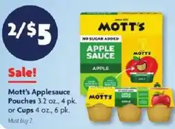 Family Dollar Mott's Applesauce offer