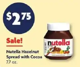 Family Dollar Nutella hazelnut spread with cocoa offer