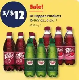 Family Dollar Dr Pepper Products offer