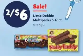 Family Dollar Little Debbie Multipacks offer