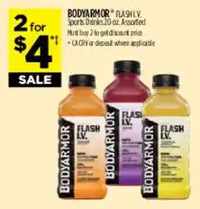 Dollar General Bodyarmor flash iv sports drinks assorted offer