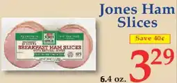 Market Basket Jones Ham Slices offer