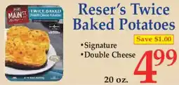 Market Basket Reser's Twice Baked Potatoes offer