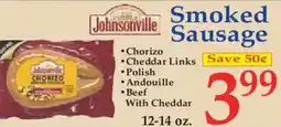 Market Basket Johnsonville Smoked Sausage offer