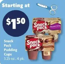 Family Dollar Snack Pack Pudding Cups offer