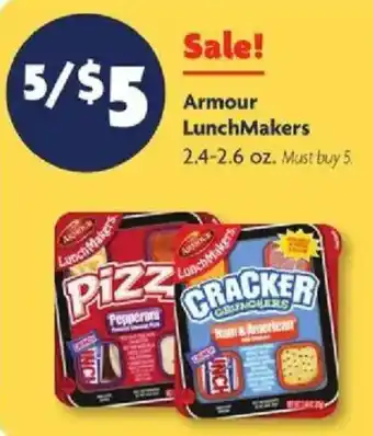 Family Dollar Armour LunchMakers offer
