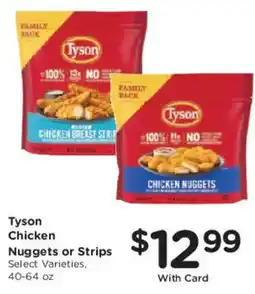 Smith's Tyson Chicken Nuggets or Strips offer