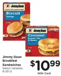 Smith's Jimmy Dean Breakfast Sandwiches offer